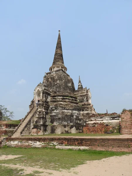 Dawnej Stolicy Ayutthaya Królestwa Syjamu — Zdjęcie stockowe