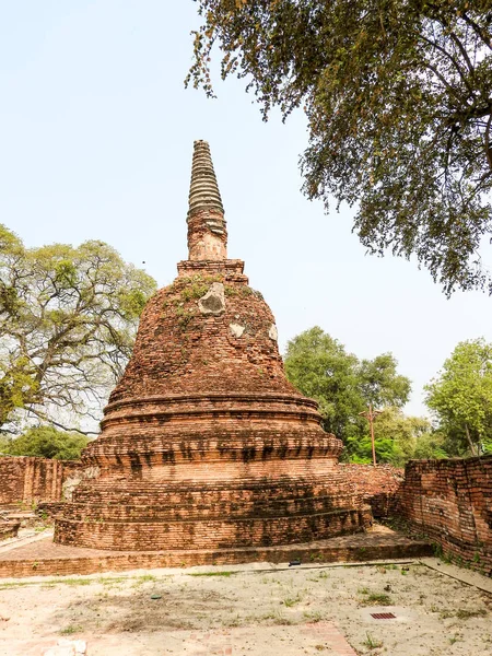 Ayutthaya Krallığı Nın Eski Başkenti — Stok fotoğraf