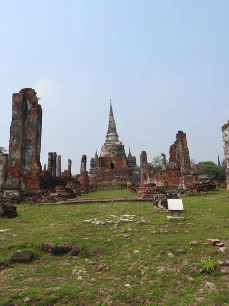 Ayutthaya Krallığı Nın Eski Başkenti — Stok fotoğraf