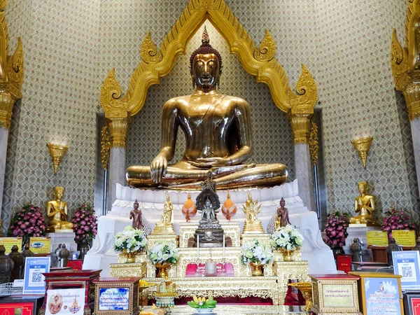 Bouddha Doré Dans Une Usine Temple Thaïlande — Photo