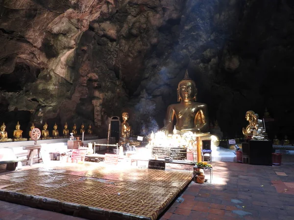 Cave Temple Phetchaburi Tham Khao Luang Cave — Stockfoto