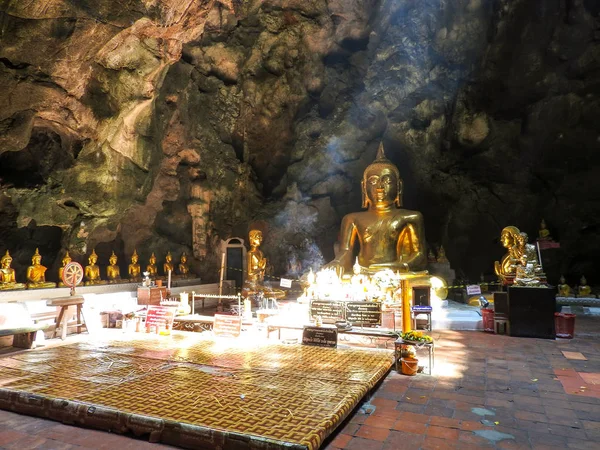 Höhlentempel Der Phetchaburi Tham Khao Luang Höhle — Stockfoto