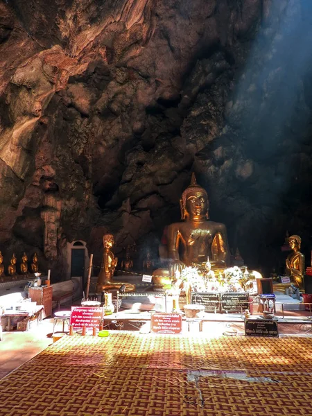 Höhlentempel Der Phetchaburi Tham Khao Luang Höhle — Stockfoto