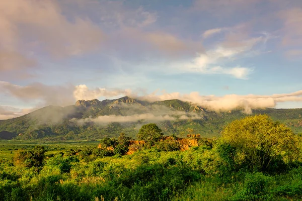 Paisaje Del Parque Nacional Tsavo Este Tsavo Oeste Amboseli —  Fotos de Stock