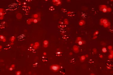 baloncuklar içinde su parlak yüksek ışık farklı renk