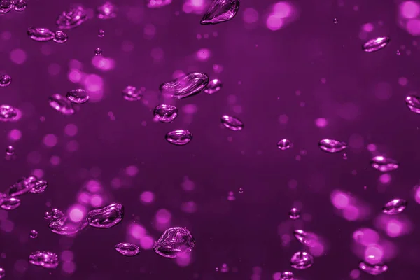 Bubbles Different Color Water Bright High Lights — Stock Photo, Image