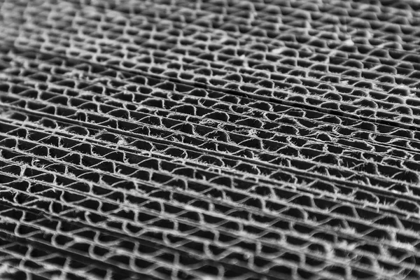 Textura Caja Cartón Blanco Negro Cortado —  Fotos de Stock