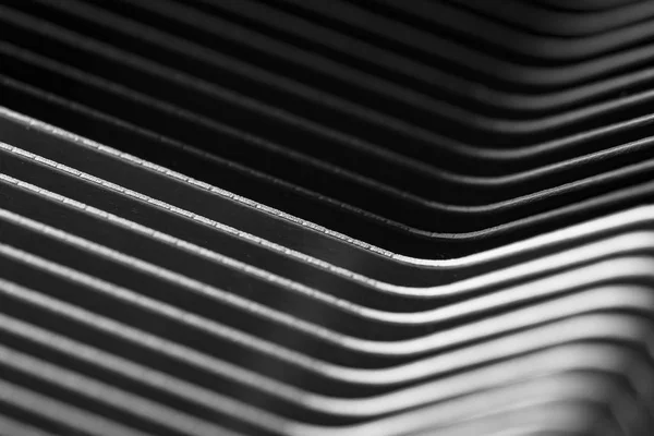 Radiador Enfriamiento Aluminio Color Blanco Negro —  Fotos de Stock