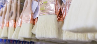 Yapım işleri için boya fırçaları
