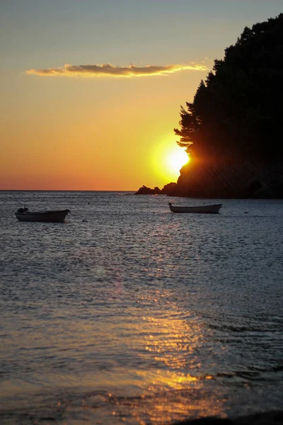 Beautiful Sunset Over Calm Sea — Stock Photo, Image