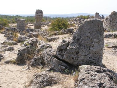 Varna, Bulgaristan'ın taş orman yolu