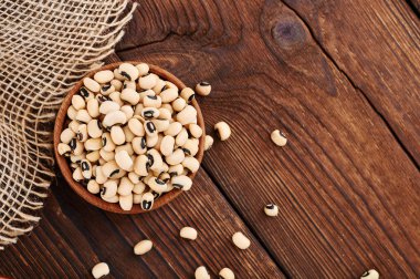 beyaz fasulye taneleri