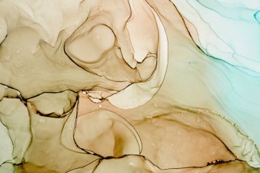  Soyut renkli arka plan, duvar kağıdı. Akrilik boyaların karıştırılması.