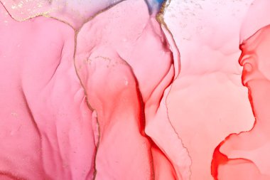  Soyut renkli arka plan, duvar kağıdı. Akrilik boyaların karıştırılması.