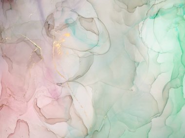  Soyut renkli arka plan, duvar kağıdı. Akrilik boyaların karıştırılması.