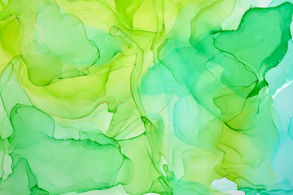  Abstract colorful background, wallpaper. Mixing acrylic paints.