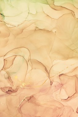 Alkol mürekkebi renkleri saydam. Soyut çok renkli mermer kapsül