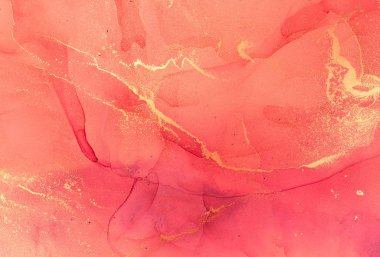 Alkol mürekkebi renkleri saydam. Soyut çok renkli mermer kapsül