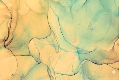 Alkol mürekkebi renkleri saydam. Soyut çok renkli mermer kapsül