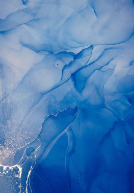 Alkol mürekkebi renkleri saydam. Soyut çok renkli mermer kapsül