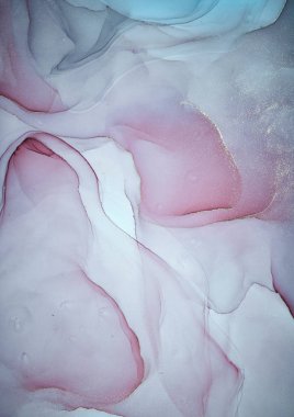 Alkol mürekkebi renkleri saydam. Soyut çok renkli mermer kapsül