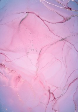 Alkol mürekkebi renkleri saydam. Soyut çok renkli mermer kapsül