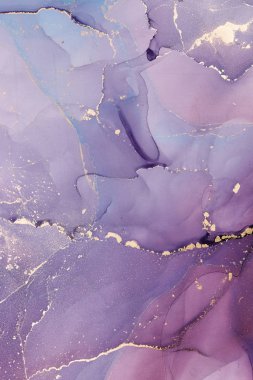 Alkol mürekkebi renkleri saydam. Soyut çok renkli mermer kapsül