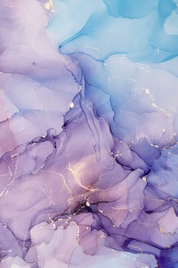 Alkol mürekkebi renkleri saydam. Soyut çok renkli mermer kapsül