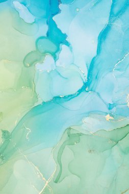 Alkol mürekkebi renkleri saydam. Soyut çok renkli mermer kapsül