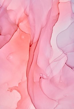 Alkol mürekkebi renkleri saydam. Soyut çok renkli mermer kapsül