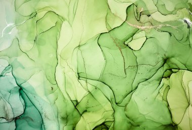 Alkol mürekkebi renkleri saydam. Soyut çok renkli mermer kapsül