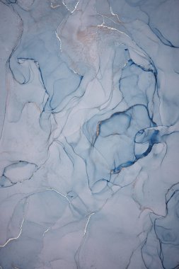 Alkol mürekkebi renkleri saydam. Soyut çok renkli mermer kapsül