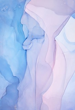 Alkol mürekkebi renkleri saydam. Soyut çok renkli mermer kapsül