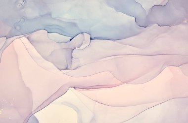 Alkol mürekkebi renkleri saydam. Soyut çok renkli mermer kapsül