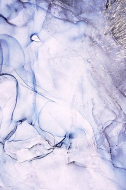 Alkol mürekkebi renkleri saydam. Soyut çok renkli mermer kapsül