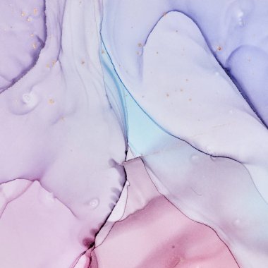 Alkol mürekkebi renkleri saydam. Soyut çok renkli mermer kapsül