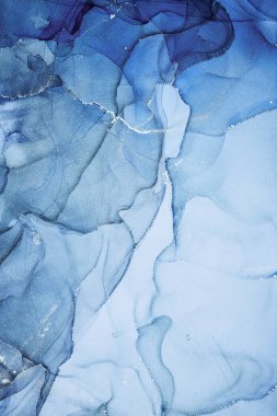 Alkol mürekkebi renkleri saydam. Soyut çok renkli mermer kapsül