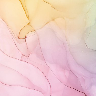 Alkol mürekkebi renkleri saydam. Soyut çok renkli mermer kapsül