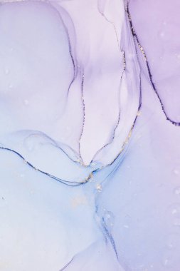 Alkol mürekkebi renkleri saydam. Soyut çok renkli mermer kapsül