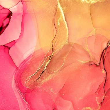 Alkol mürekkebi renkleri saydam. Soyut çok renkli mermer kapsül