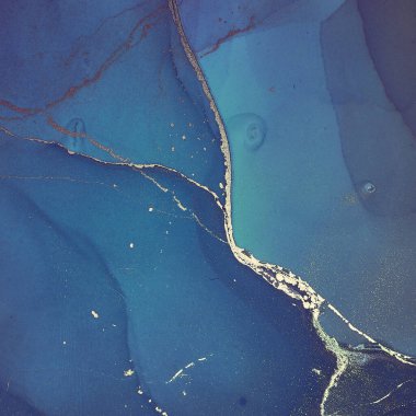 Alkol mürekkebi renkleri saydam. Soyut çok renkli mermer kapsül