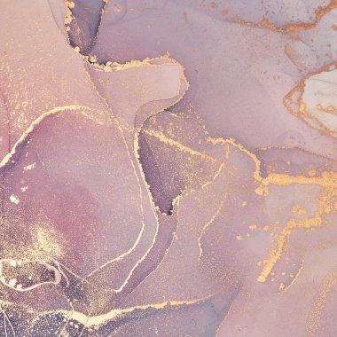 Alkol mürekkebi renkleri saydam. Soyut çok renkli mermer kapsül