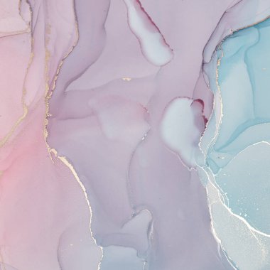 Alkol mürekkebi renkleri saydam. Soyut çok renkli mermer kapsül