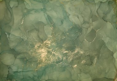 Alkol mürekkebi renkleri saydam. Soyut çok renkli mermer kapsül