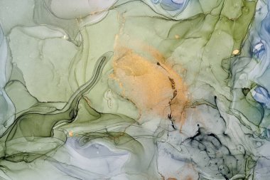  Soyut renkli arka plan, duvar kağıdı. Akrilik boyaların karıştırılması.