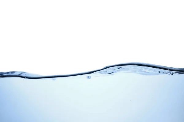 Брызги воды с пузырьками воздуха, волны воды — стоковое фото