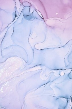 Alkol mürekkebi renkleri saydam. Soyut çok renkli mermer desen arkaplanı. Tasarım kağıdı, duvar kağıdı. Akrilik boyaları karıştırıyorum. Modern akışkan sanat. Alkol Mürekkebi Deseni