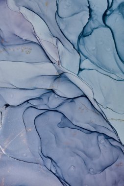 Alkol mürekkebi renkleri saydam. Soyut çok renkli mermer desen arkaplanı. Tasarım kağıdı, duvar kağıdı. Akrilik boyaları karıştırıyorum. Modern akışkan sanat. Alkol Mürekkebi Deseni