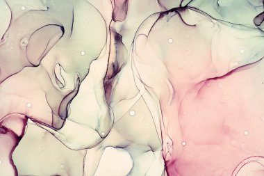 Alkol mürekkebi renkleri saydam. Soyut çok renkli mermer desen arkaplanı. Tasarım kağıdı, duvar kağıdı. Akrilik boyaları karıştırıyorum. Modern akışkan sanat. Alkol Mürekkebi Deseni