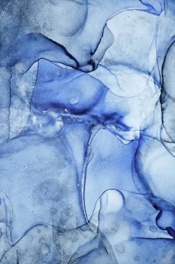 Alkol mürekkebi renkleri saydam. Soyut çok renkli mermer desen arkaplanı. Tasarım kağıdı, duvar kağıdı. Akrilik boyaları karıştırıyorum. Modern akışkan sanat. Alkol Mürekkebi Deseni